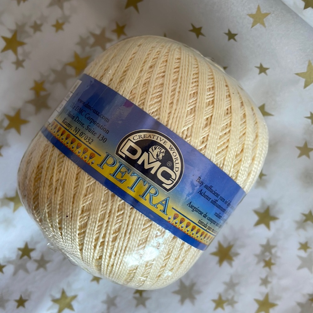 Petra Crochet cotton size 5 lace weight %100 cotton